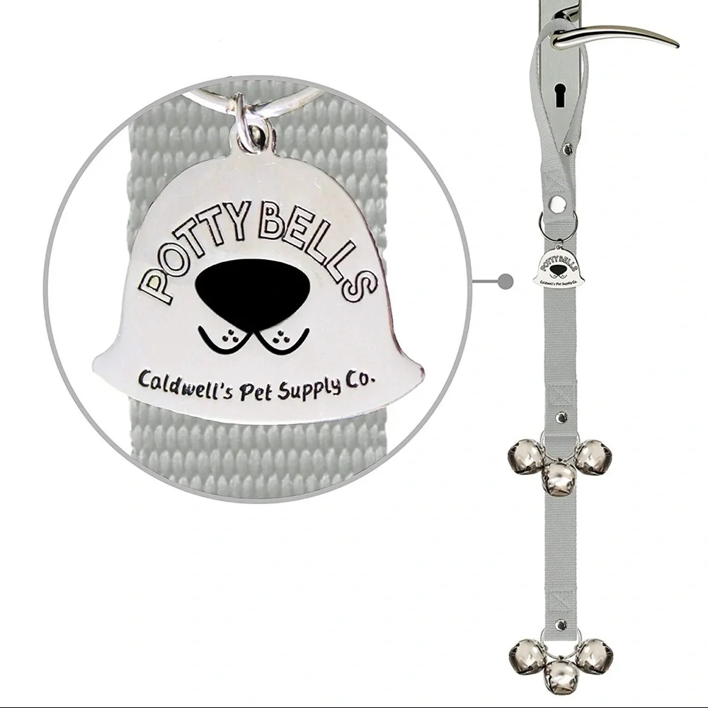 Caldwell’s Pet Supply Gray Dog Potty Training Bells (x 2)